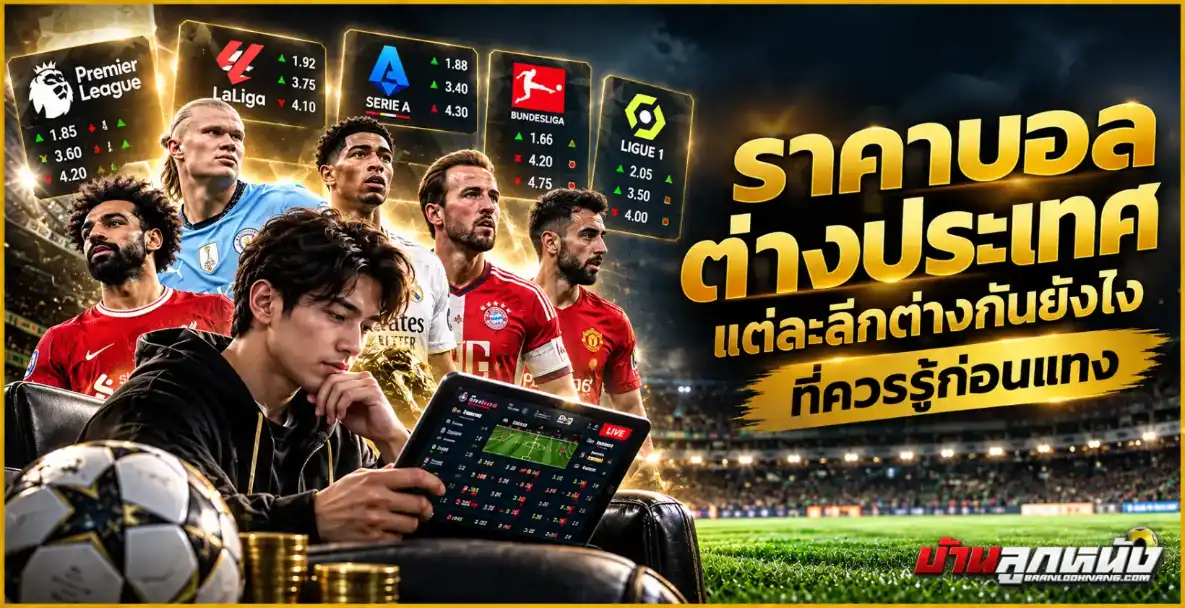ราคาบอลต่างประเทศ