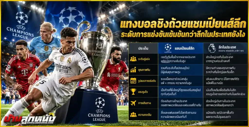 แทงบอลชิงถ้วยแชมเปียนส์ลีก